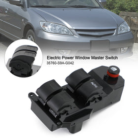 2002-2006 Honda CRV Electric Power Window Master Switch 35760-S9A-G042 Generic