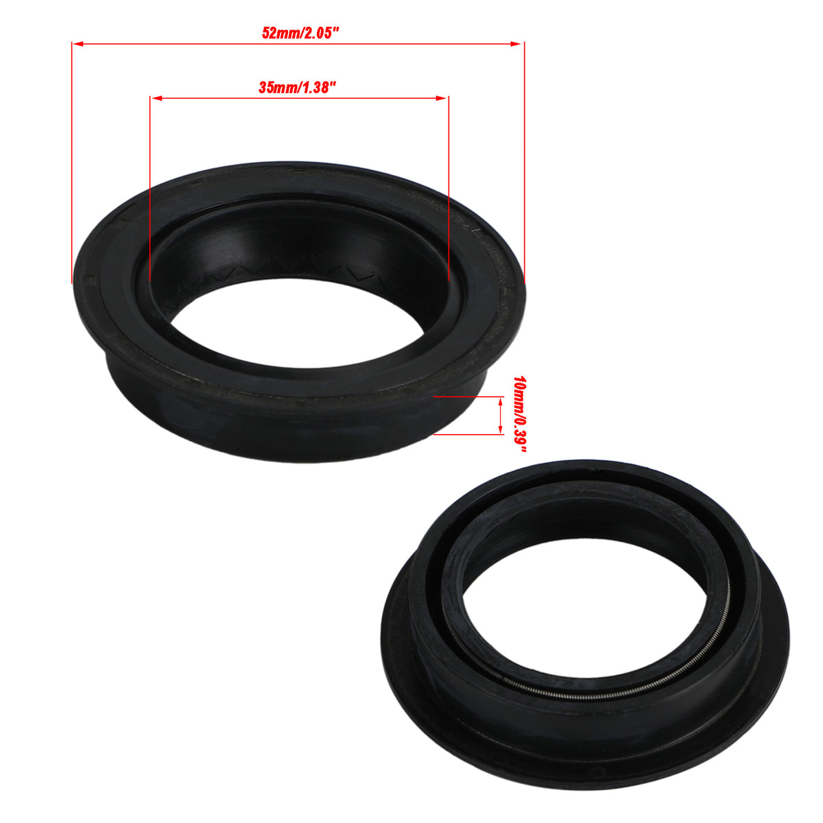 K2 KLASSIK 167㎝ 2pcs Front Inner Axle Oil Seals 303752 for Nissan Patrol 1987-2013