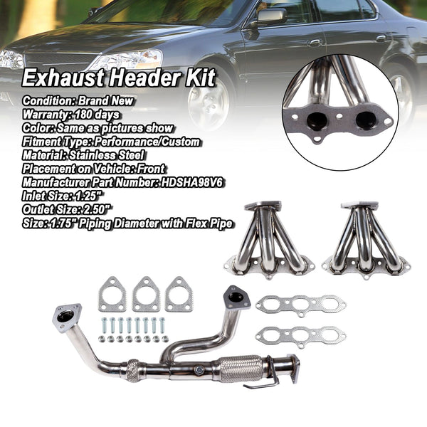 1999-2003 アキュラ TL 3.2L エキゾーストマニホールドヘッダー汎用