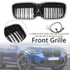 2022-2024 BMW IX3 G08 LCI DOBBEL LAVER GLOSS SVART FRONT NYRET GRILL GRILLER Generisk