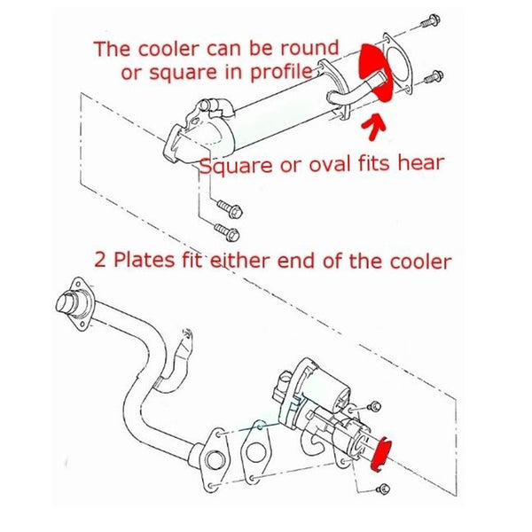 2007 Land Rover 2.4 EGR-klep en blanco koelerset algemeen