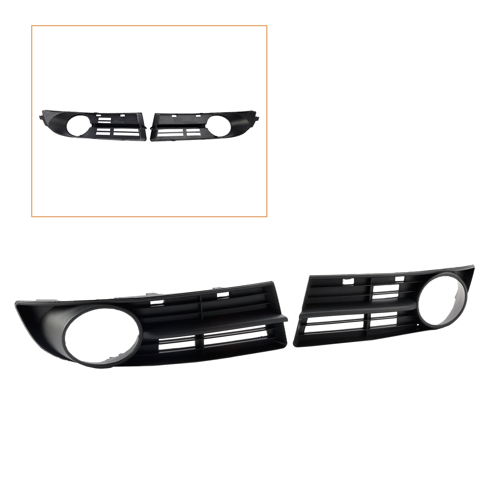 2003-2006 Volkswagen Caddy forreste støtfanger tåkelysgitter 1T0807666A 1T0807665A Generisk