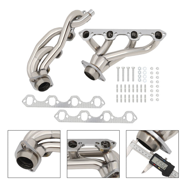 1987-1996 Ford F150/F250/Bronco 5.8L T-304 Shorty Exhaust Headers Manifold