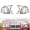 2001-2006 BMW M3 E46 2 Doors Pair Left+Right Corner Lights Turn Signal Lamps 63126904307 Generic