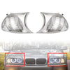 2001-2006 BMW M3 E46 2 portas par esquerda + direita luzes de canto lâmpadas de sinalização 63126904307 genérico