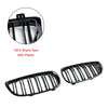 2006-2010 BMW E92 2Door Pre-Facelift Gloss Black Front Kidney Grill Grille 51137157277 51137157278