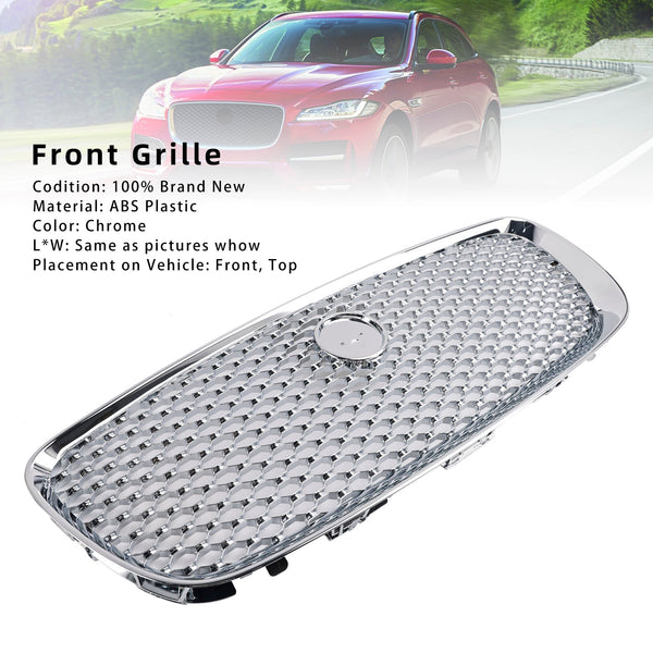 2016-2020 Jaguar F-Pace X761 Grille a griglia per paraurti anteriore cromata generica