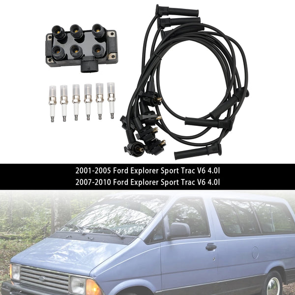 1997 Ford E-150 E-250 Econoline V6 4.2l Ignition Coil+6 Spark plug+6 Wire FD480 DG452 Generic