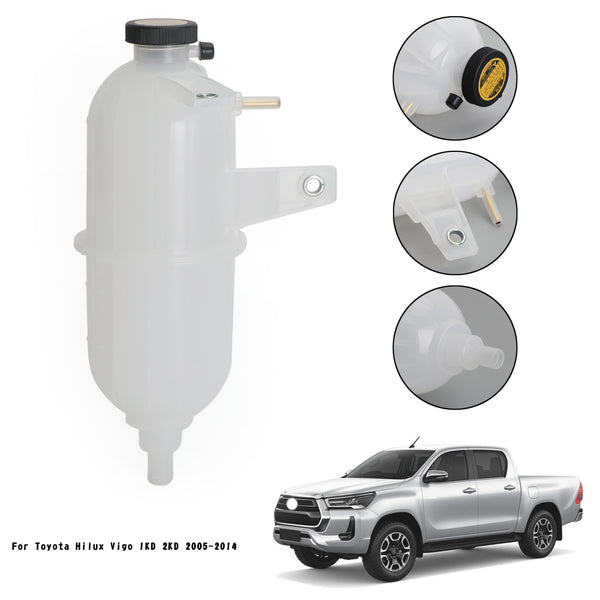 2005-2014 Toyota Hilux Vigo 2KD Pickup Radiator Overflow Bottle Coolant Tank 16470-0L010