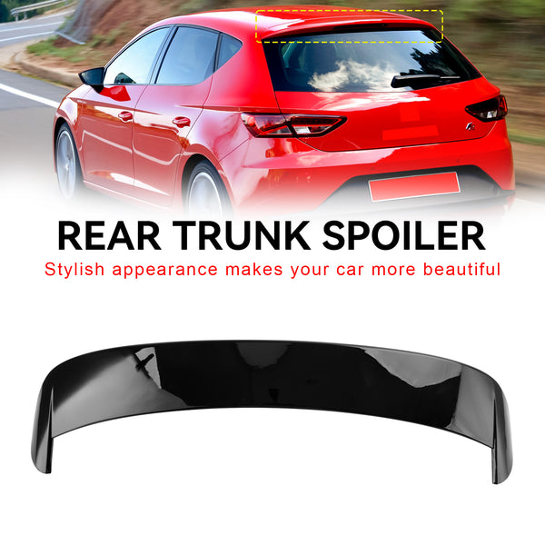 2012-2020 Seat Leon MK3 5F 5-dörrars glans svart baklucka baklucka Spoiler Generic