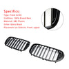 2015.7-2019.1 BMW 7 Series G11 Long-Wheel Base Pre-Facelift Gloss Black Front Kidney Grille