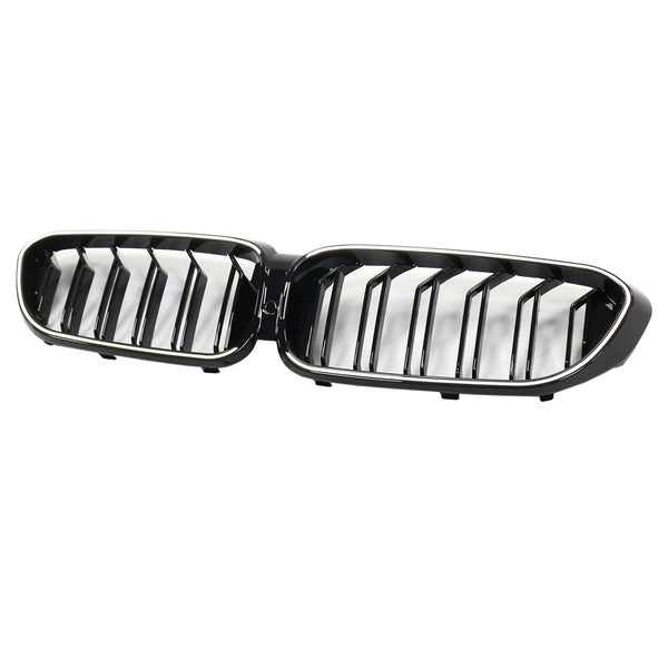 2017-2020 BMW 5-serie G30 G31 dobbel lamell foran nyregriller blank svart Generisk