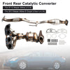 2007-2012 Nissan Altima L4 2.5L Pair Front Rear Catalytic Converter Generic
