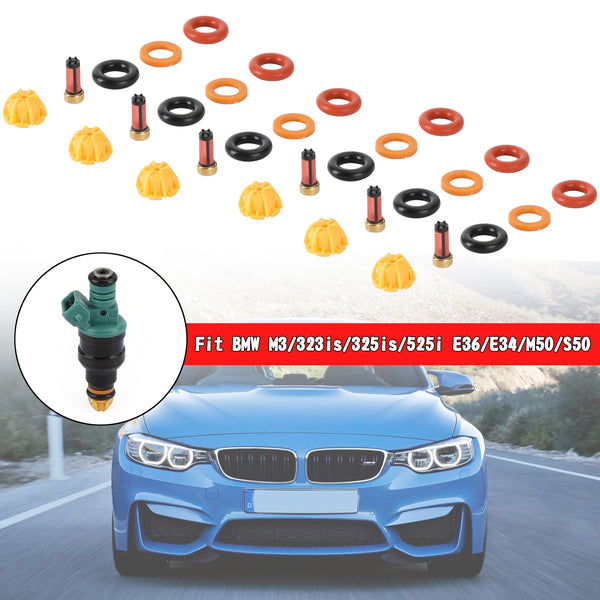 1998-1999 BMW 323I 6 set Reparatieset voor brandstofinjectoren 0280150415 Generiek