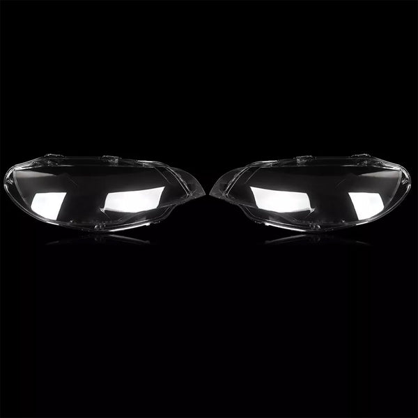 2008-2014 BMW E71 X6 2PCS Clear Headlight Lens Cover Headlamp Left + Right 63117271371 63117271372 Generic