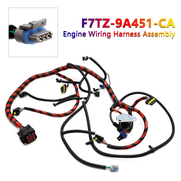 1997 Ford F-250 F-350 F-Super Duty 7.3L Engine Wiring Harness Assembly F7TZ-9A451-CA Generic