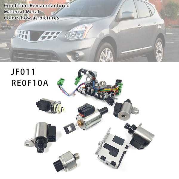2007-2011 Nissan Altima Hybrid L4 2.5L FWD CVT Transmission Magnetventil Kit One Senor JF011 RE0F10A Generisk