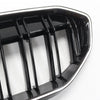 2019-2022 BMW 3 Series G20 Double Slat Black Ledney Grille 51138072085 Generic