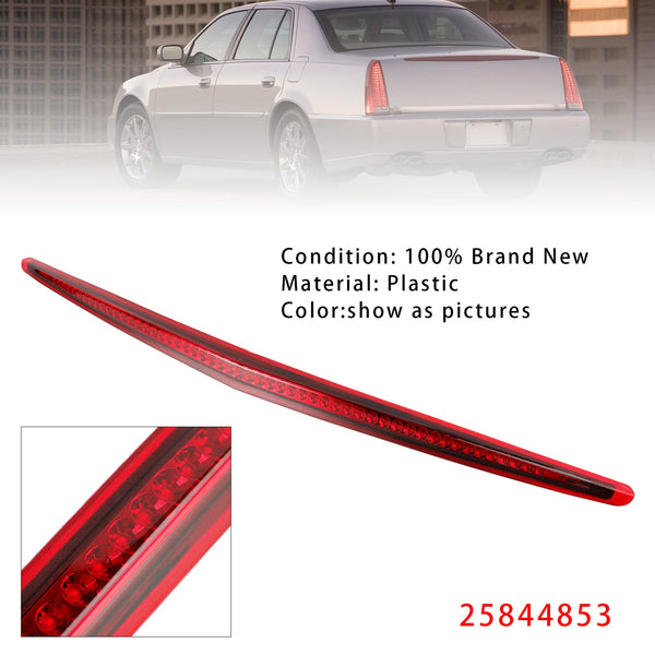 2006-2011 Cadillac DTS Full LED Third 3RD Tail Brake Light Rear Stop Lamp 25844853 Generic
