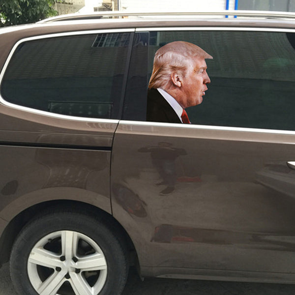 2020 Trump Präsidentschaftswahl Autofensteraufkleber Beifahrerseite Person rechts Generisch