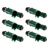 6PCS Fuel Injector 1X43-AB Fit Jaguar X-Type 3.0L 2002-2008 V6 2.5L 1955004011