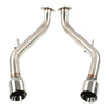 Muffler Axle Back Double Wall Dual Tips Exhaust Pipe for Infiniti Q50 2014-UP