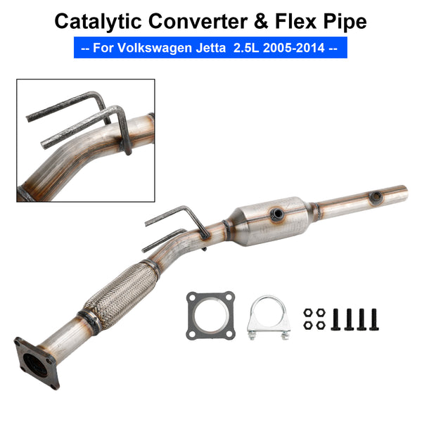 2005-2014 VW Jetta 2.5L Catalytic Converter & Flex Pipe