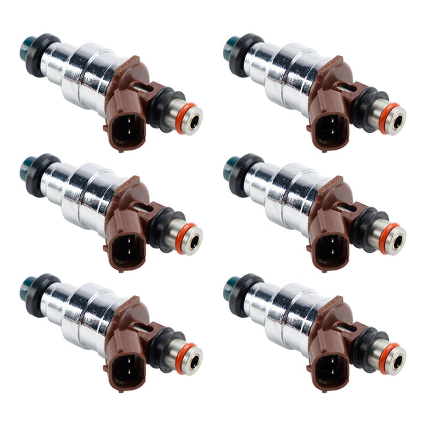 1989-1995 Toyota 4Runner 3VZE 3.0L V6 6pcs Fuel Injectors 23209-65020 Generic