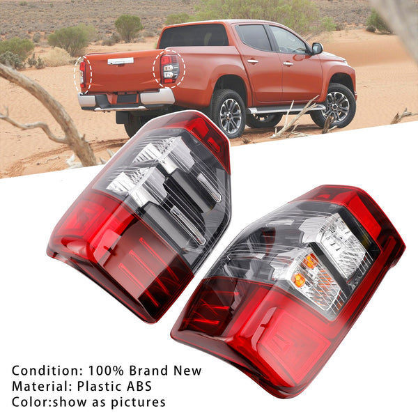 2019-2023 Mitsubishi Triton L200 Pair LED bageste stop bremsebaglampe Generisk
