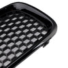 Gloss Black Front Bumper Honeycomb Grille Grill Fit Volvo S40 V50 2004-2007