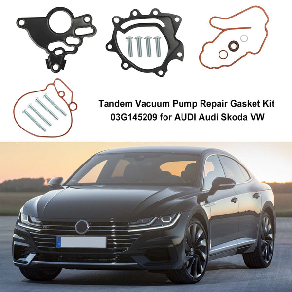 Kit guarnizioni di riparazione pompa a vuoto tandem VW Golf V (1K1) 2003-2009 03G145209 Generico