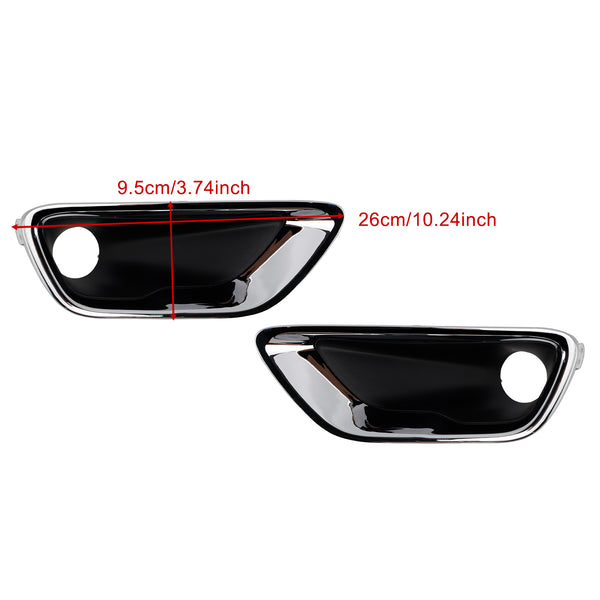 2PCS Front Fog Light Lamp Bezel 68261711AA Fit Jeep Grand Cherokee 2016-2020