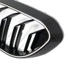 2017-2020 BMW 5-serie G30 G31 dobbel lamell foran nyregriller blank svart Generisk
