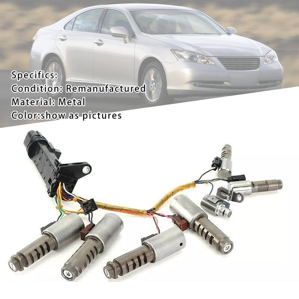 2008-2011 Toyota Avensis Venza L4 2.2L Transmission Solenoid Kit W/ Harness U660E