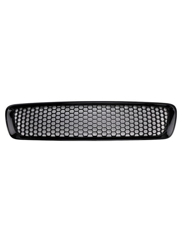 Gloss Black Front Bumper Honeycomb Grille Grill Fit Volvo S40 V50 2004-2007
