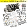 2013-2019 Hyundai Santa Fe 3.3L G6DH 3.3L Kit de revisão de reconstrução de motor com hastes de virabrequim, sincronização genérica