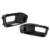 Fog Light Lamp Cover Gloss Black Trim Pair For GMC Yukon / Yukon XL 2015-2020