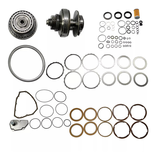 Transmission Master Rebuild Kit & Pulley Set W/ Belt JF015E RE0F11A For Nissan