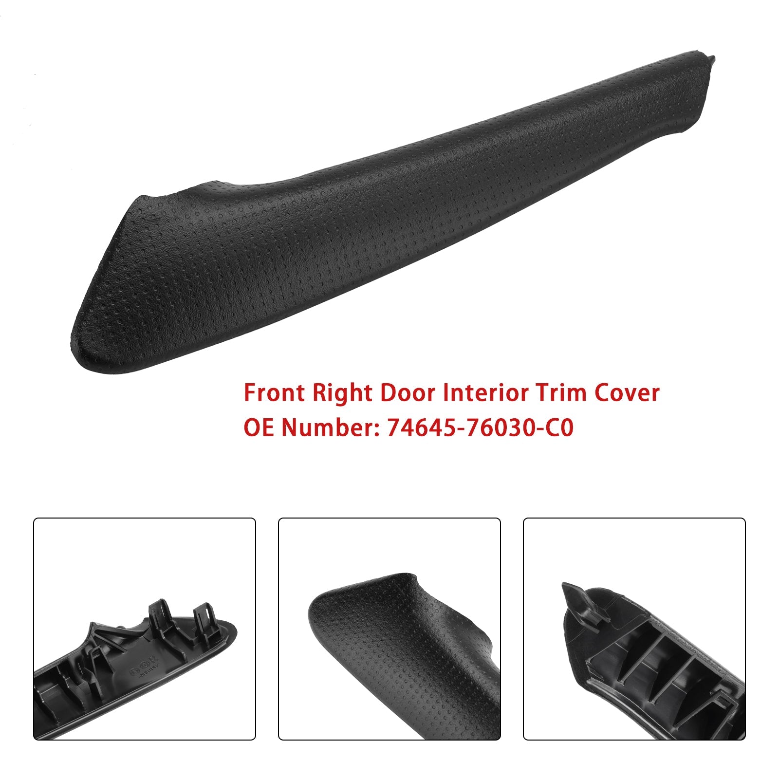 Front høyre dør innvendig deksel 74645-76030-C0 For Lexus CT200H 2011-2017
