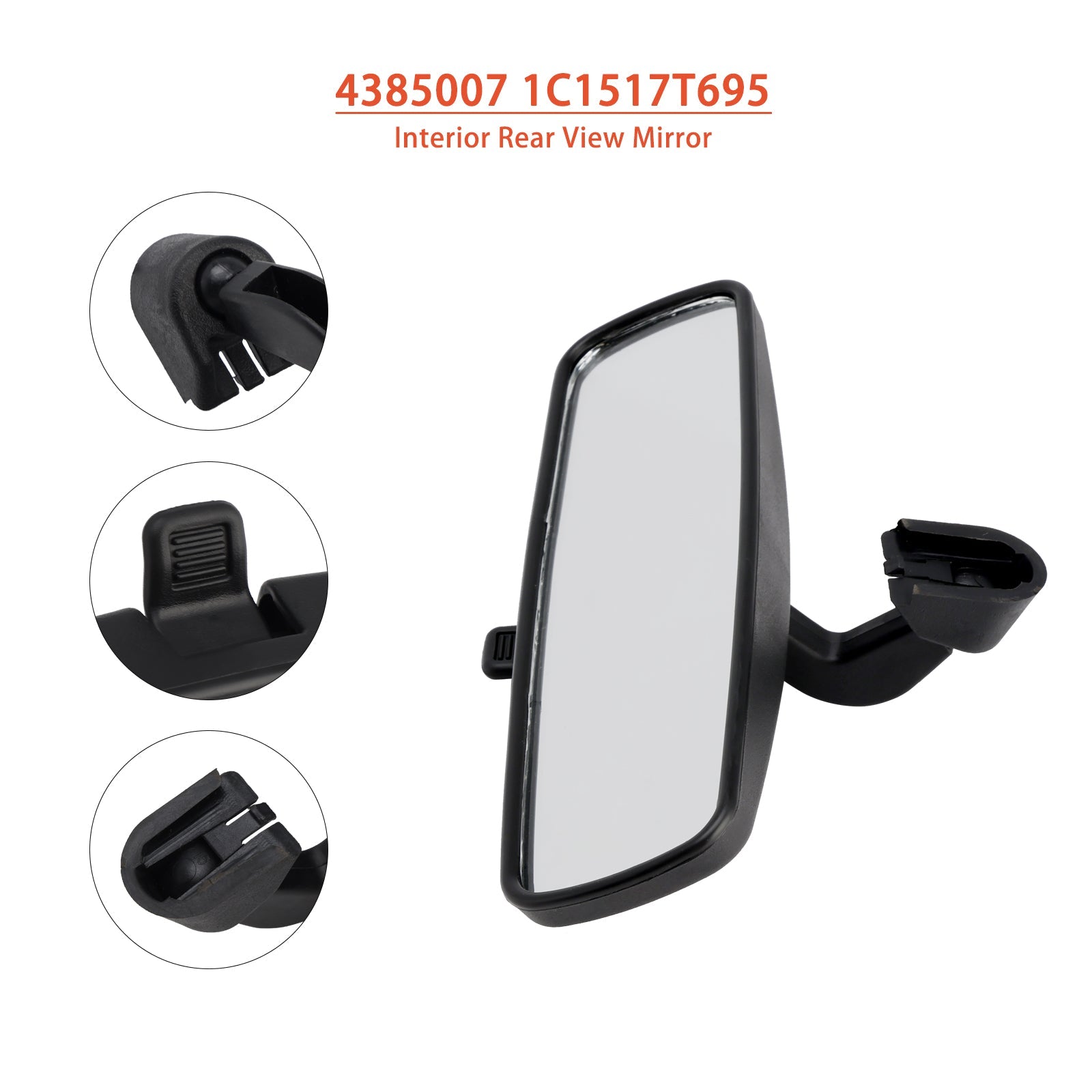 Innvendig bakspeil for Ford Transit Transit Fiesta 4385007 1C1517T695
