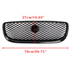 2015-2018 Jaguar XE Gloss Black Honeycomb Front Bumper Grille Generic