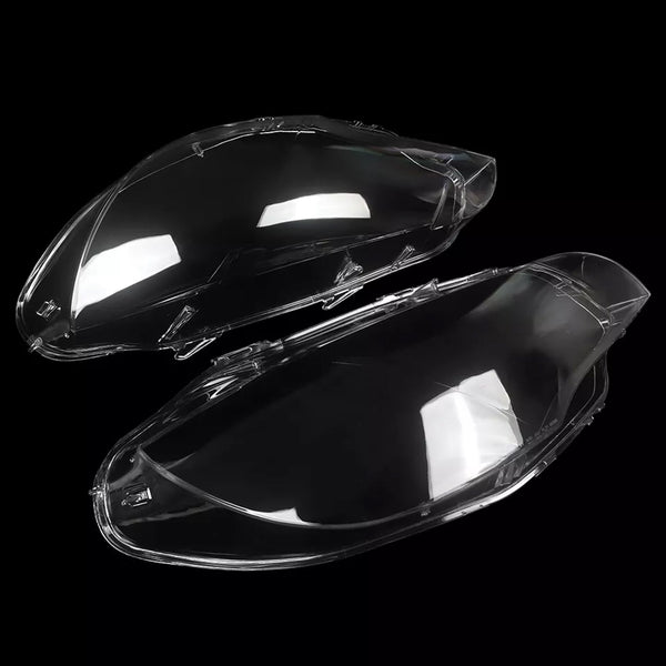 2008-2014 BMW E71 X6 2PCS Clear Headlight Lens Cover Headlamp Left + Right 63117271371 63117271372 Generic