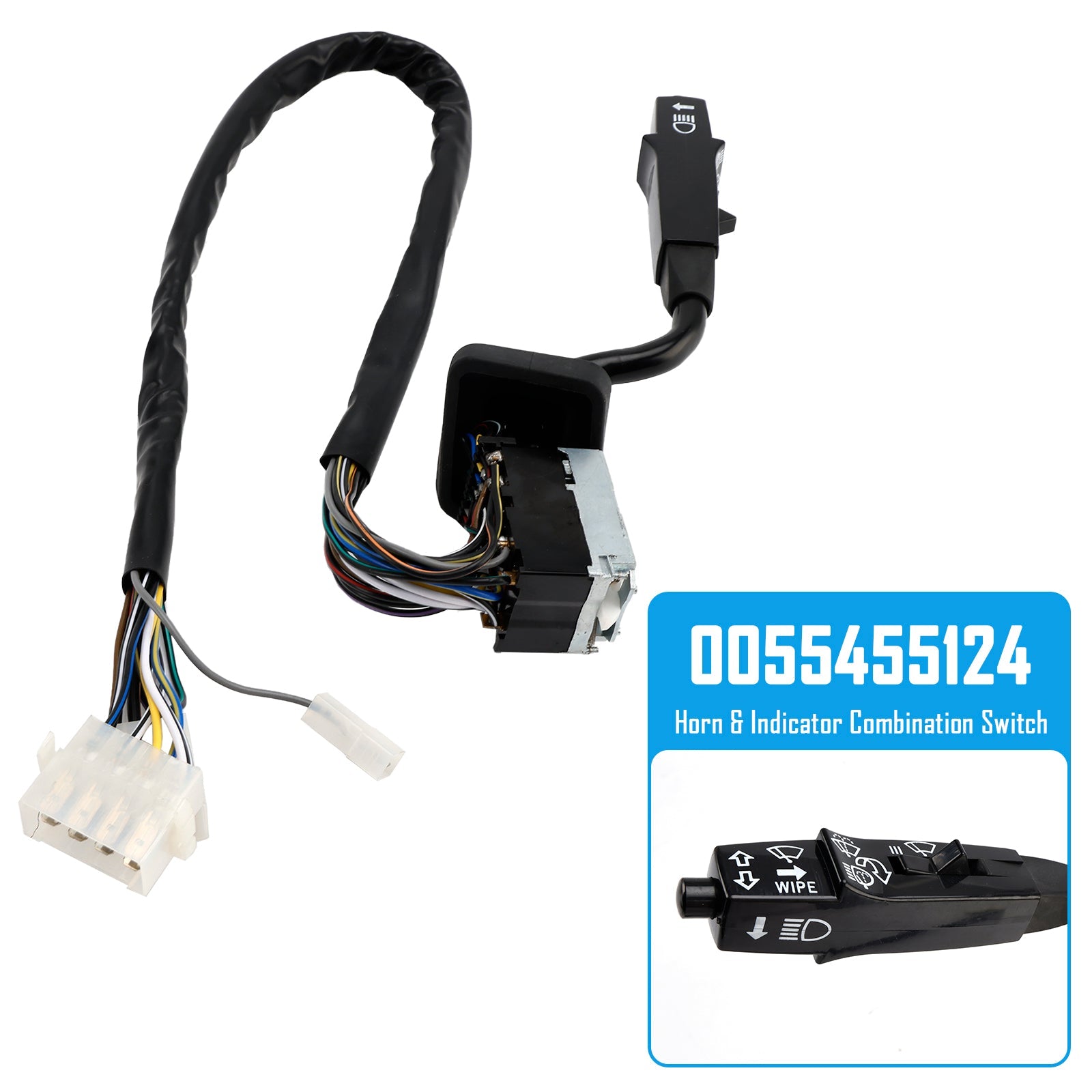 Horn & Indikatorkombinasjonsbryter 0055455124 for Mercedes-Benz NG Truck