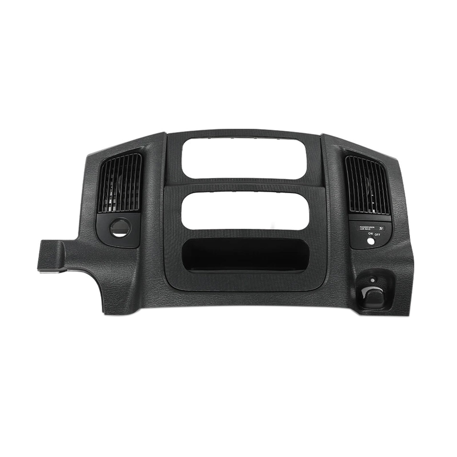 Center Dash Radio Trim Air Vent Bezel Panel Black Fit For Dodge Ram 2002-2005
