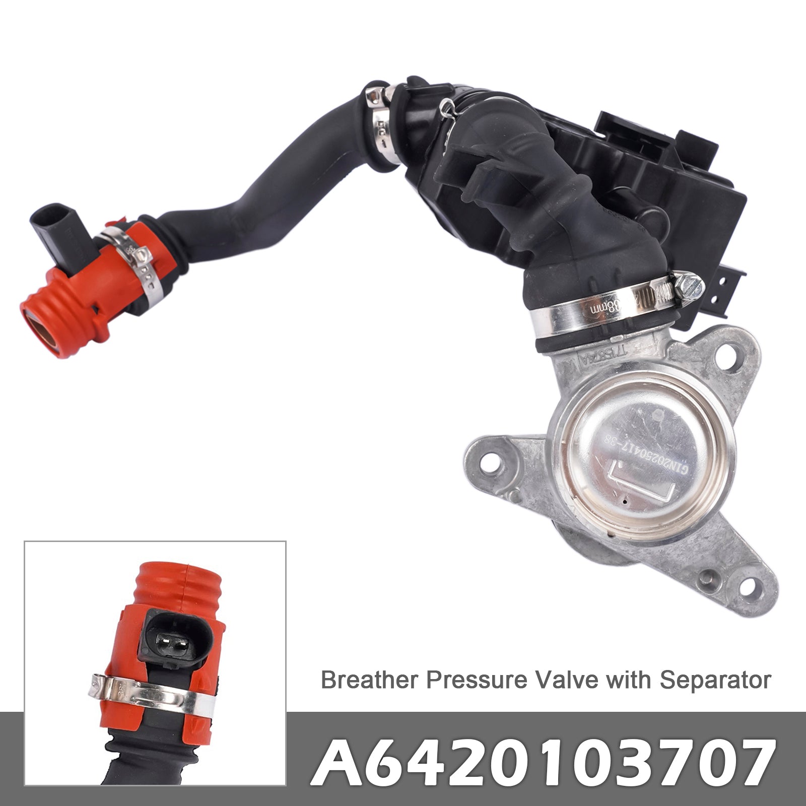 Válvula de presión de ventilación con separador para motor Mercedes-Benz M642 A6420103707