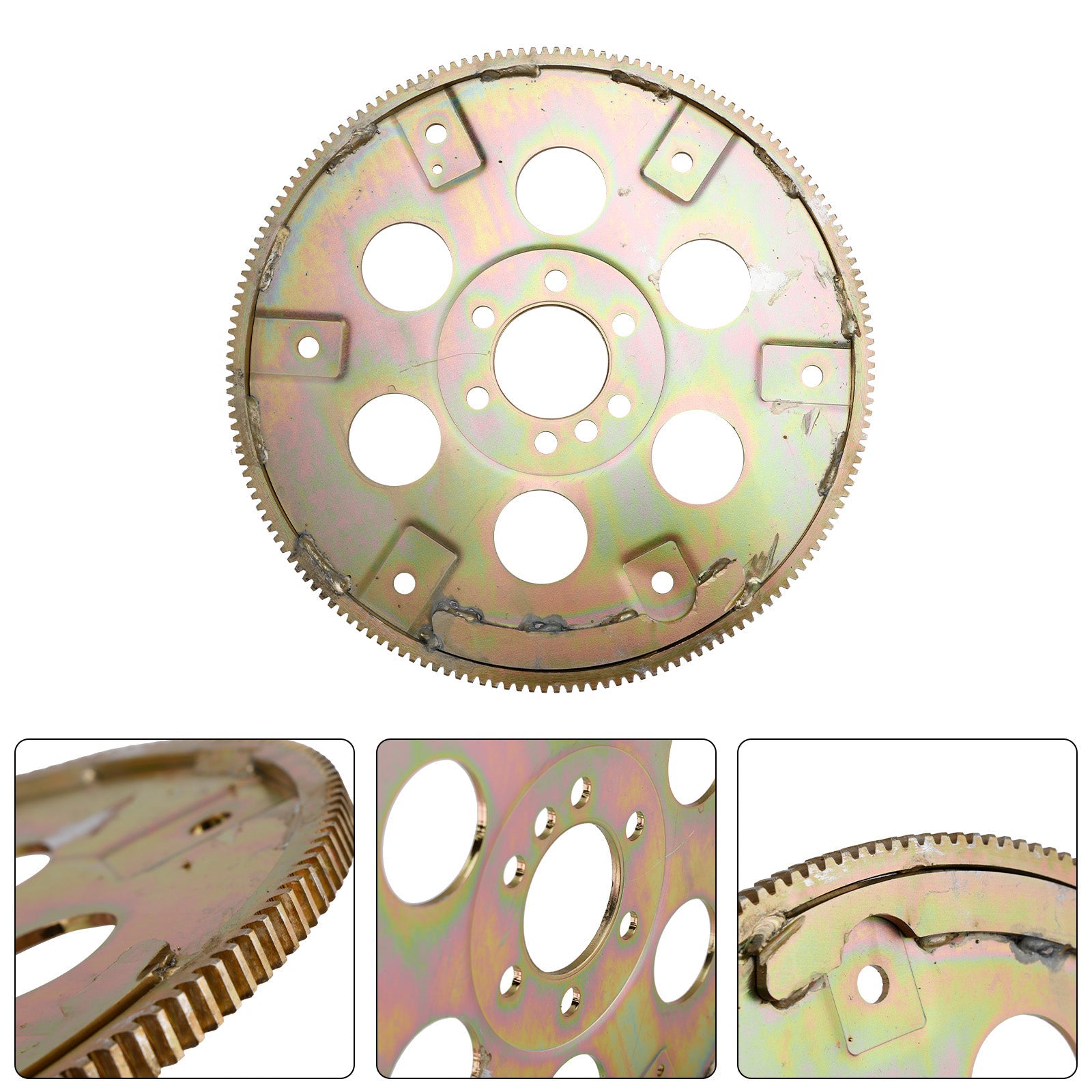 Plaque flexible en acier à 168 dents 1845400, pour Chevy 454 1970-1990, Zinc blanc externe