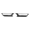 2012-2015 Volkswagen Passat 2Pcs Front Driving Fog Light Cover Black & Chrome