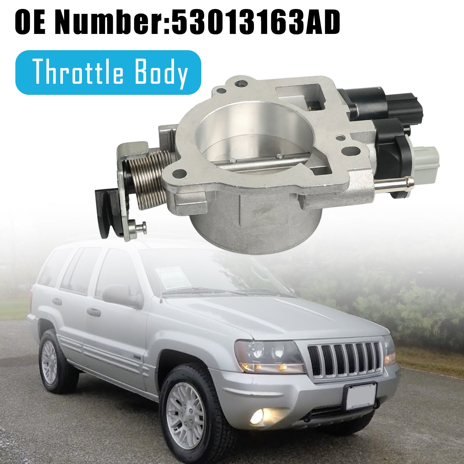 Ensemble de corps de papillon 53013163AD pour Jeep Grand Cherokee 4.7L V8 2001-2004