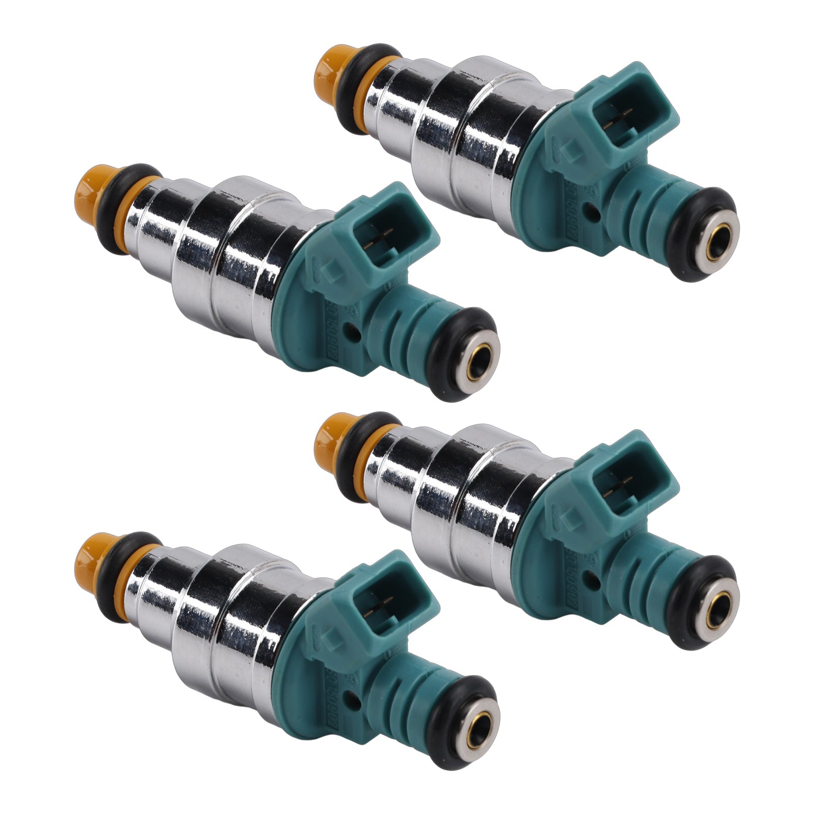 4 pezzi iniettore di carburante per Volkswagen Golf Cabriolet Jetta Fox 1.8L I4 0280150902