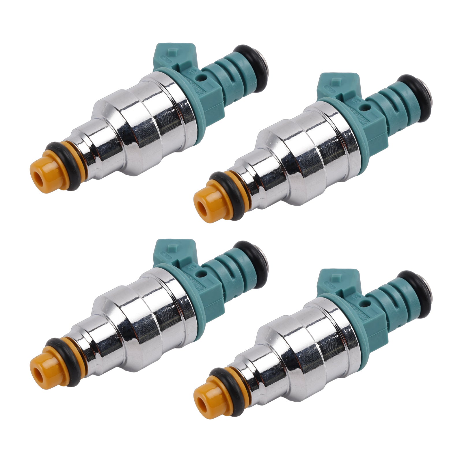 4 pezzi iniettore di carburante per Volkswagen Golf Cabriolet Jetta Fox 1.8L I4 0280150902